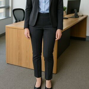 J CREW | Pixie Charcoal Grey Stretch Skinny Pants - Medium